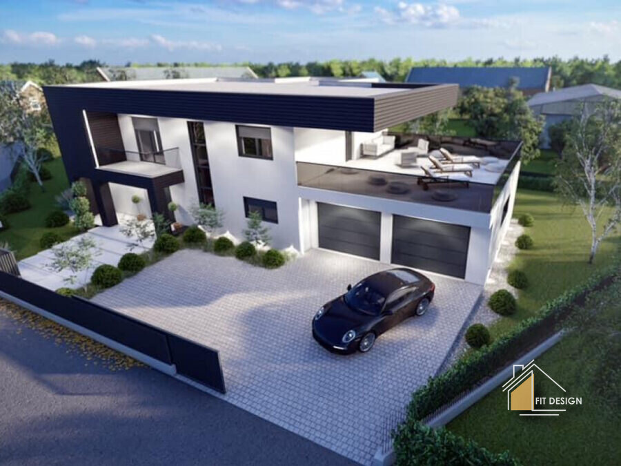 Katnica 395 m², Zagreb, istok, montažna kuća Fit Design