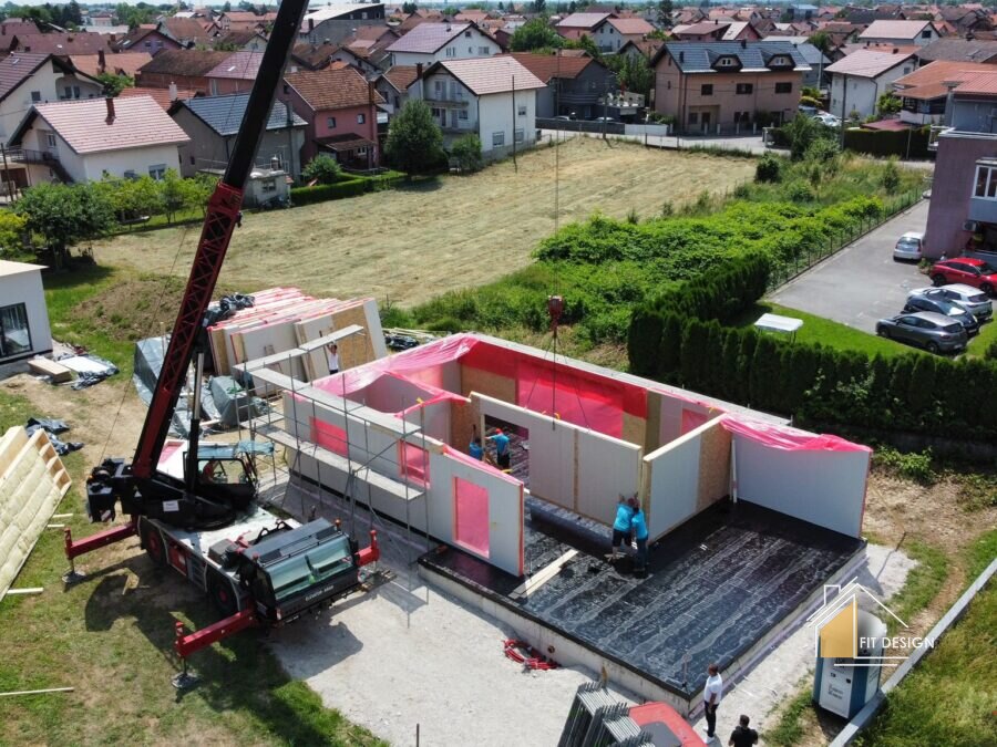 Novi Zagreb, montažna kuća Fit Design