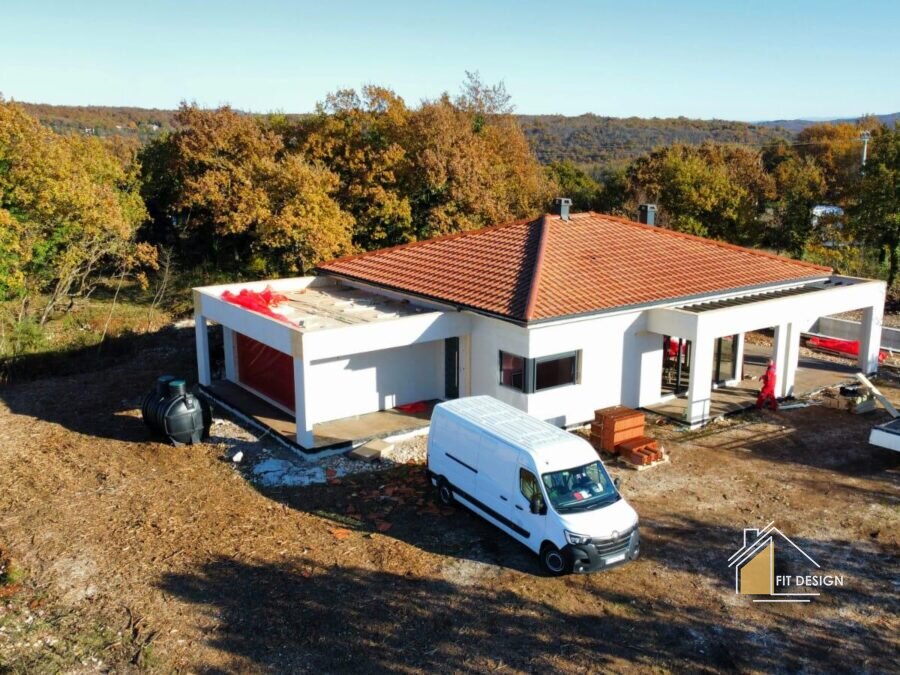 Prizemnica 177 m², Zagrebačka okolica - montažna kuća Fit Design