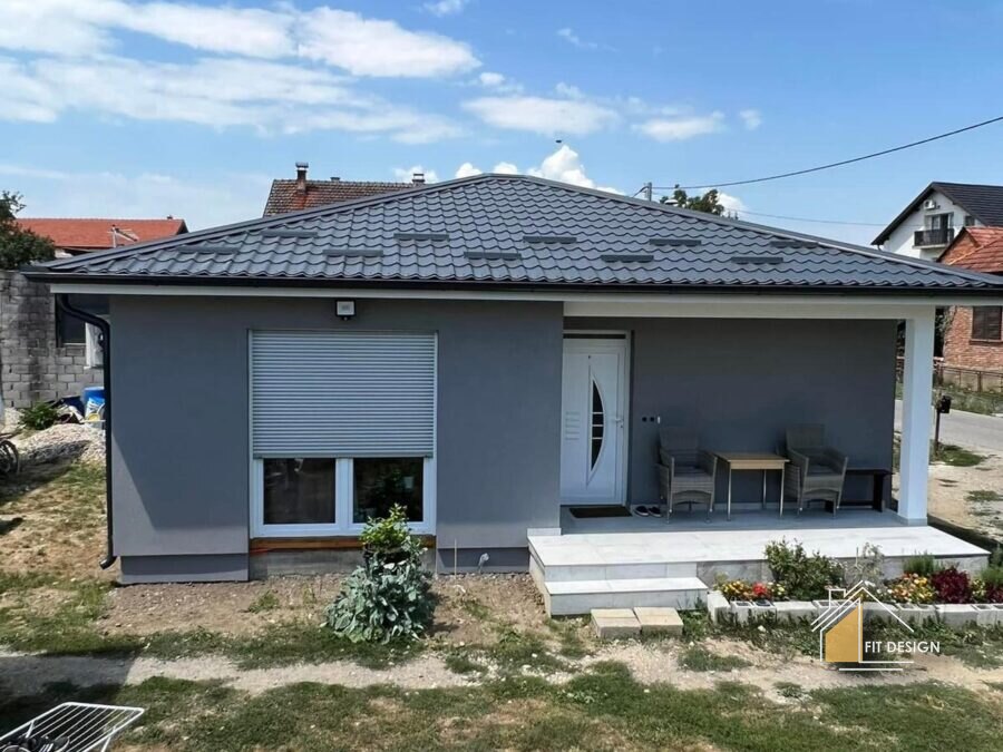 Prizemnica 75 m², Zagrebačka okolica, montažna kuća Fit Design, fotografija 2