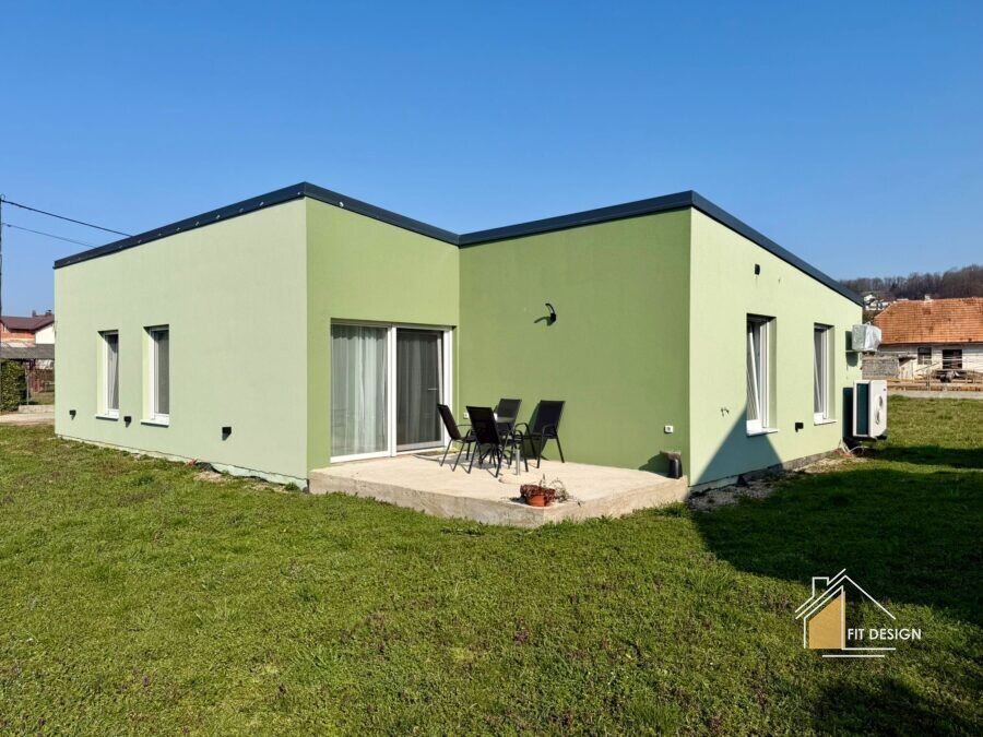 Prizemnica 123 m², Zagreb, zapad - montažna kuća Fit Design