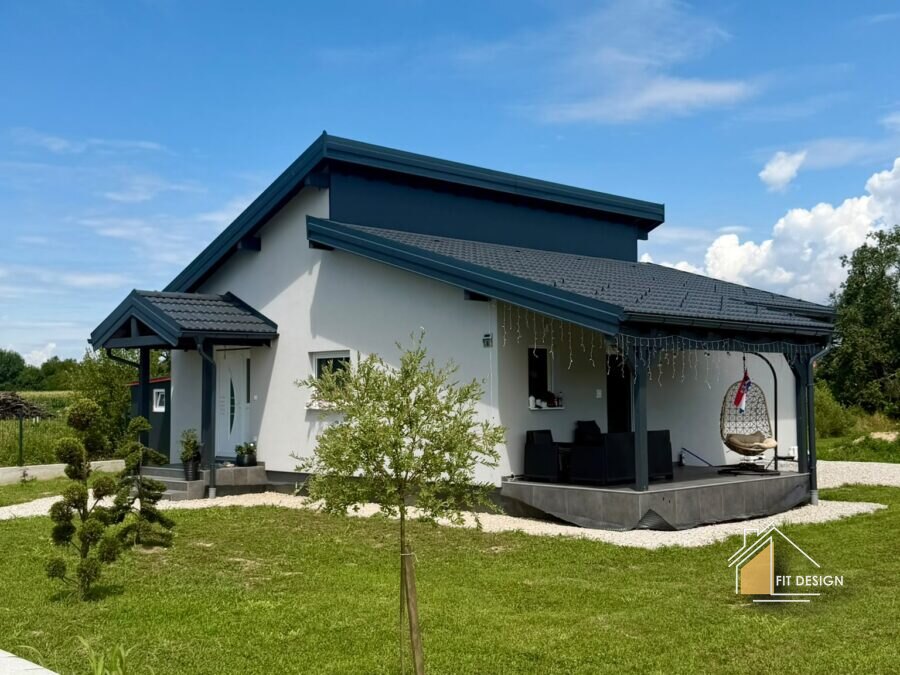 Prizemnica 92 m², Zagrebačka okolica - montažna kuća Fit Design